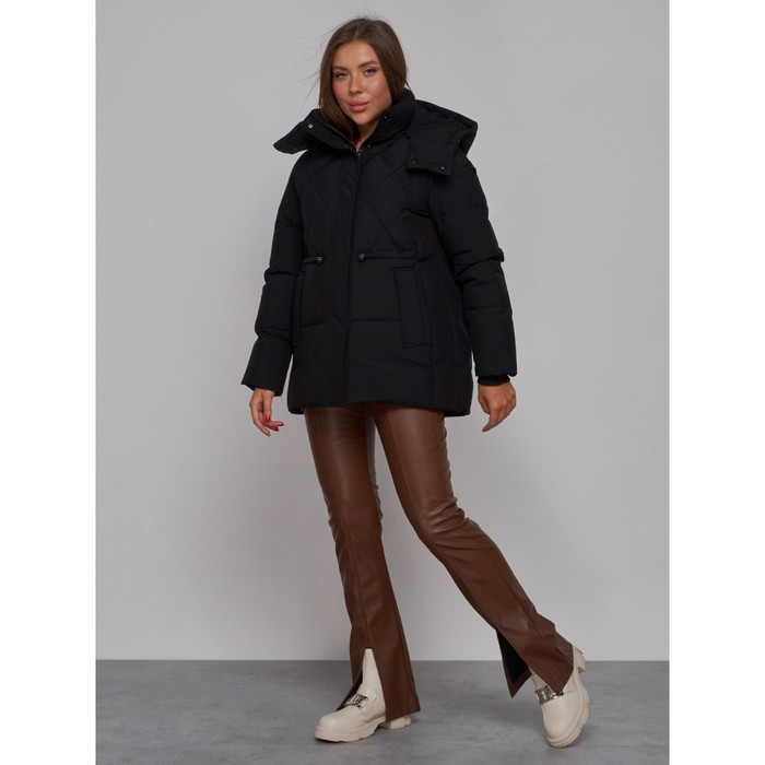 фото Куртка зимняя женская, размер 48, цвет чёрный mtforce
