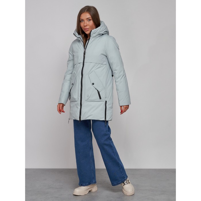 фото Куртка зимняя женская, размер 44, цвет бирюзовый mtforce