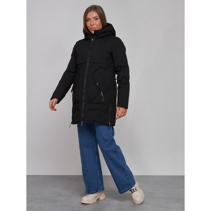 фото Куртка зимняя женская, размер 42, цвет чёрный mtforce