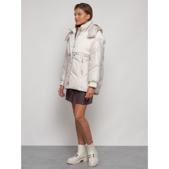 фото Куртка зимняя женская, размер 48, цвет бежевый mtforce
