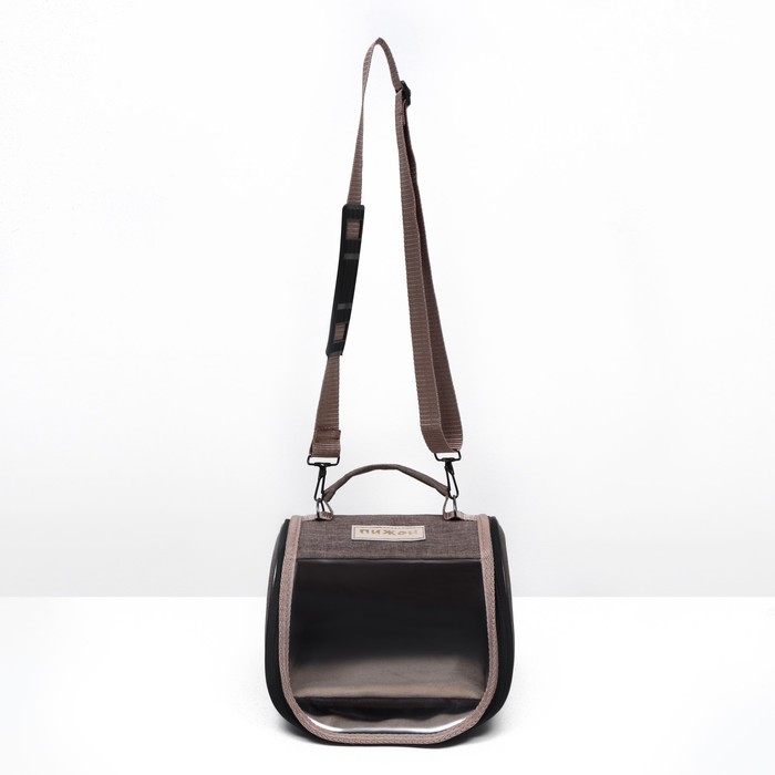 фото Сумка-переноска "мини" 25 х 21 х 16 см, коричневая