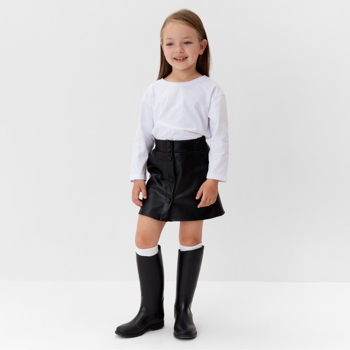 фото Юбка для девочки kaftan р. 36 (134-140 см), черный