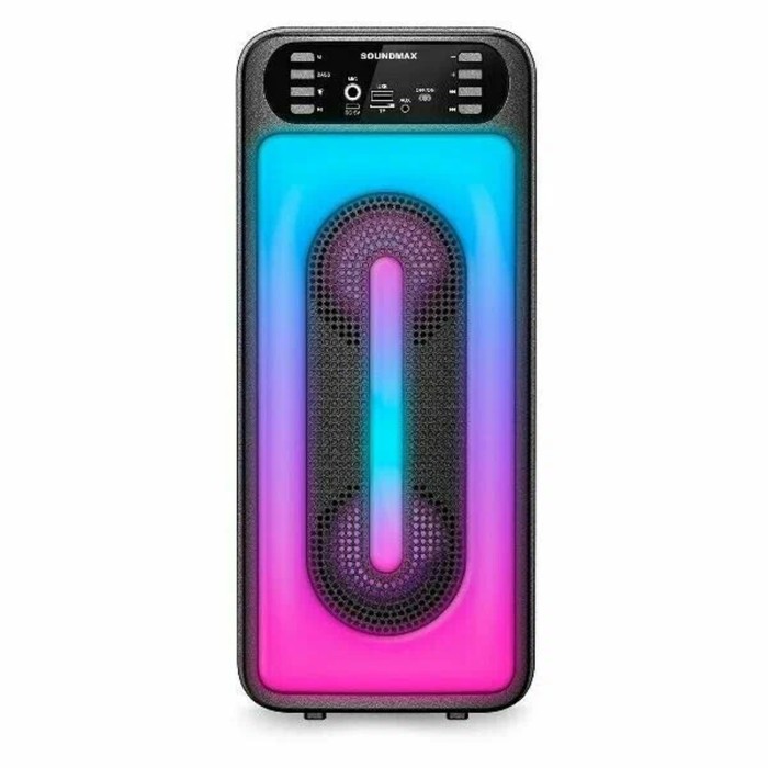 Портативная караоке система Soundmax SM-PS4212, 50 Вт, FM, AUX, USB, BT, SD, чёрная
Портативная караоке система Soundmax SM-PS4212, 50 Вт, FM, AUX, USB, BT, SD, чёрная