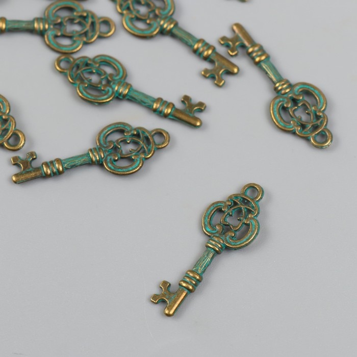 фото Подвеска "ключ с патиной" 1х2,5 см