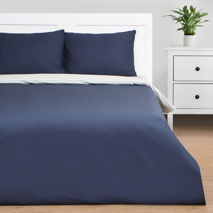 Постельное бельё Этель дуэт Stripes: blue, 143х215см-2шт, 214х240см, 50х70см-2шт, перкаль,114 г/м2
Постельное бельё Этель дуэт Stripes: blue, 143х215см-2шт, 214х240см, 50х70см-2шт, перкаль,114 г/м2