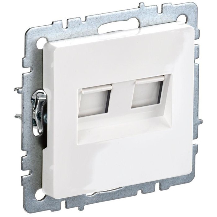 Розетка компьютерная двойная СП RJ45 кат.5E BRITE РК10-2-БрБ бел. IEK BR-K20-1-K01
Розетка компьютерная двойная СП RJ45 кат.5E BRITE РК10-2-БрБ бел. IEK BR-K20-1-K01