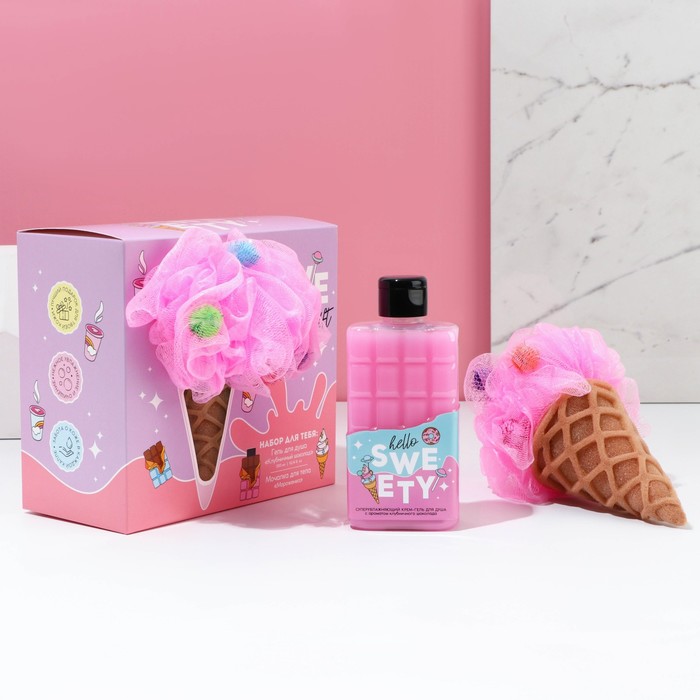 Подарочный набор косметики SWEET GIFT, гель для душа 300 мл и мочалка, ЧИСТОЕ СЧАСТЬЕ
Подарочный набор косметики SWEET GIFT, гель для душа 300 мл и мочалка, ЧИСТОЕ СЧАСТЬЕ