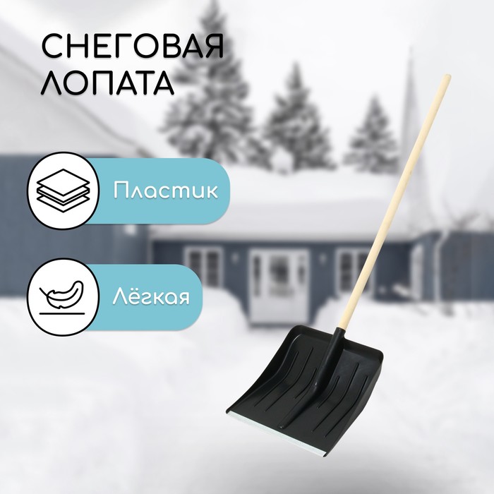 Лопата пластиковая, ковш 410 × 440 мм, с оцинкованной планкой, деревянный черенок, «Метель»
Лопата пластиковая, ковш 410 × 440 мм, с оцинкованной планкой, деревянный черенок, «Метель»