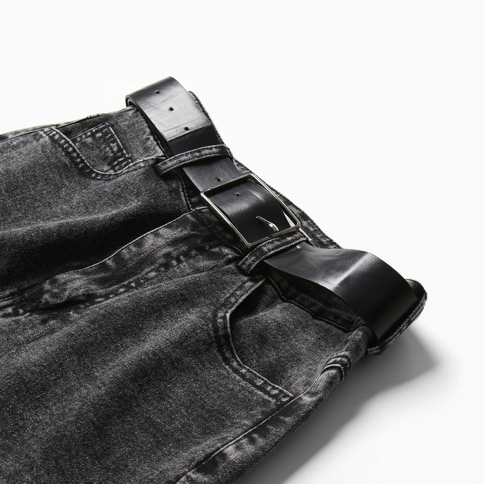 фото Джинсы женские, цвет серый, размер m dommod