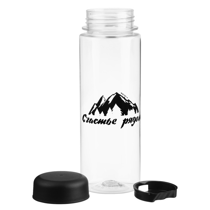 фото Бутылка для воды, 500 мл, "счастье рядом" мастер к