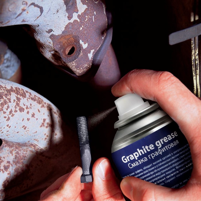 фото Смазка графитовая goodyear graphite grease, аэрозоль, 400 мл