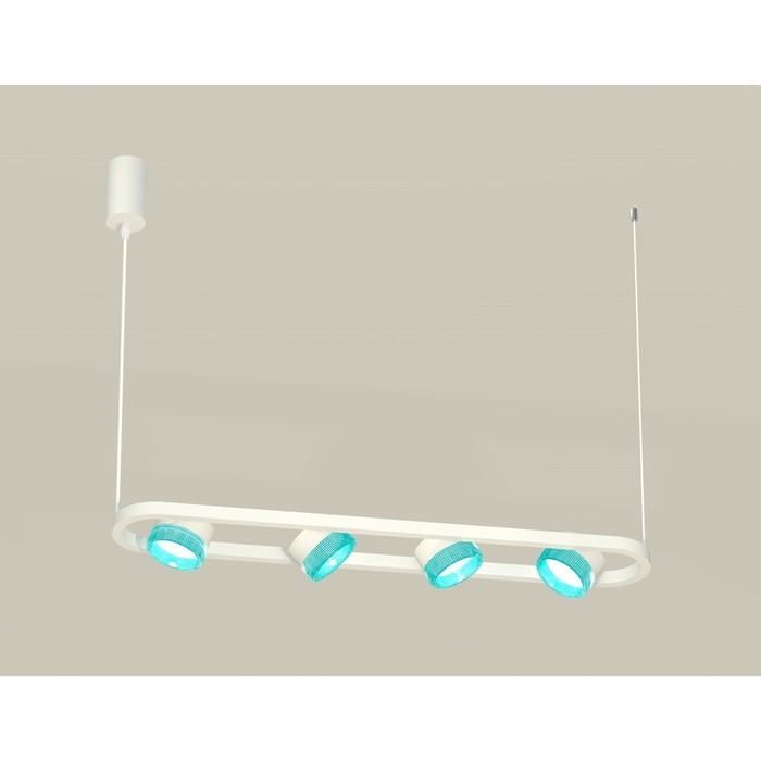 Комплект подвесного поворотного светильника с композитным хрусталём Ambrella light, Traditional DIY, XB9163201, 4хGX53, цвет белый песок, голубой
Комплект подвесного поворотного светильника с композитным хрусталём Ambrella light, Traditional DIY, XB9163201, 4хGX53, цвет белый песок, голубой