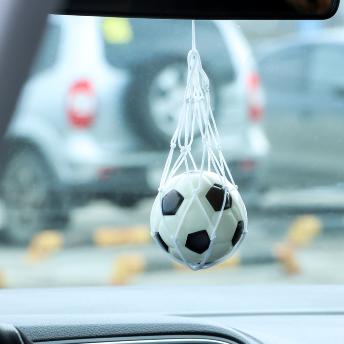 фото Ароматизатор подвесной, футбольный мяч, сочный персик