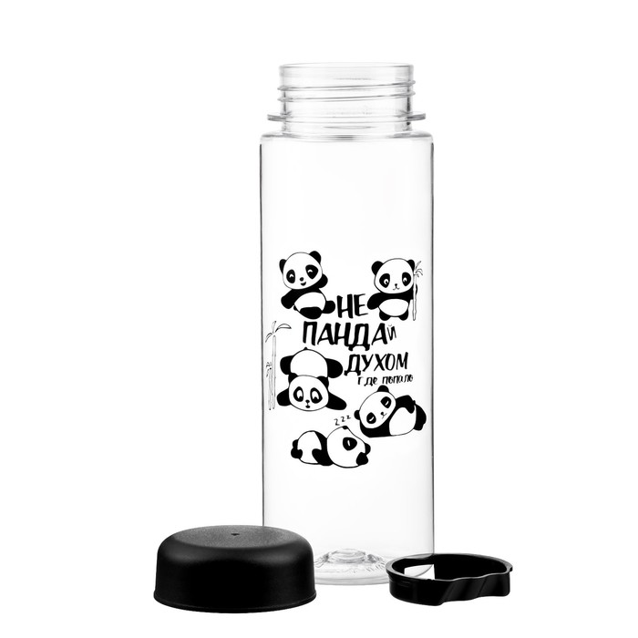 фото Бутылка для воды, 500 мл, "не пандай духом" мастер к