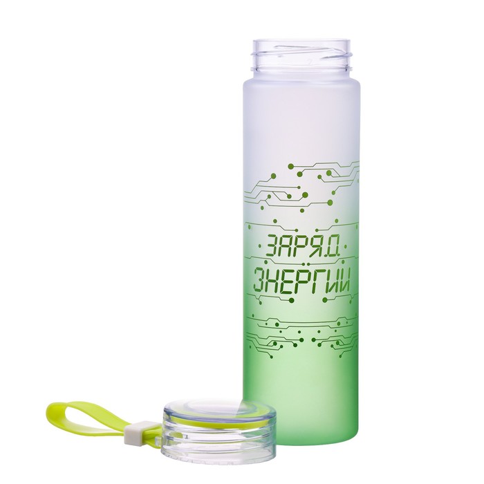 фото Бутылка для воды, 460 мл, "заряд энергии" мастер к