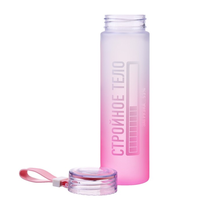 фото Бутылка для воды, 460 мл, "стройное тело" мастер к