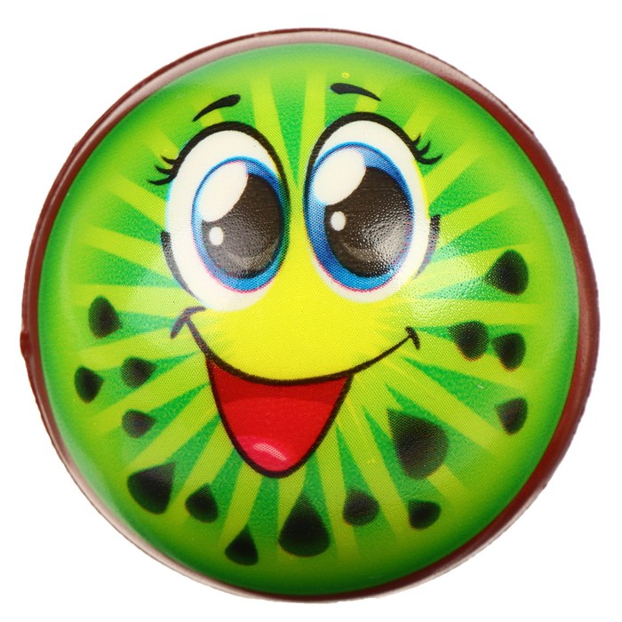 фото Мягкий мяч "фруктовый рай" 6,3см,микс , в шоубоксе funny toys