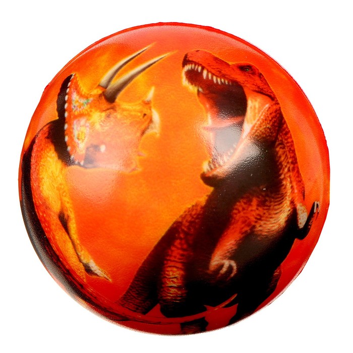 фото Мягкий мяч "мир дино" 6,3см, микс , в шоубоксе funny toys