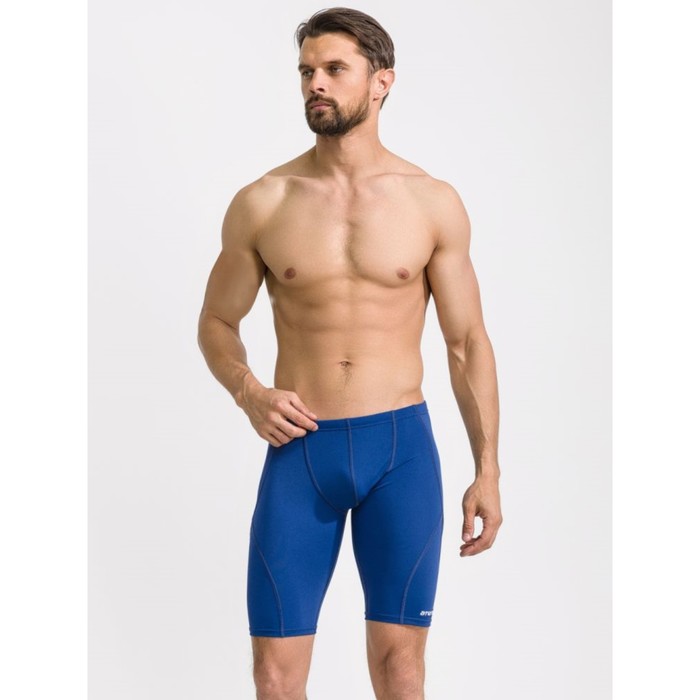 фото Плавки-шорты мужские спортивные atemi tsap01lb, антихлор, цвет синий, размер 54