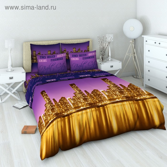 Постельное бельё 2 сп. «Василиса» Ночной город 175х215 см, 200х220 см, 70х70 см - 2 шт.
Постельное бельё 2 сп. «Василиса» Ночной город 175х215 см, 200х220 см, 70х70 см - 2 шт.