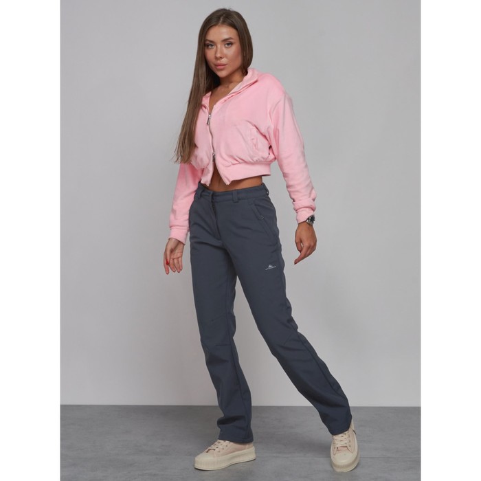 фото Брюки спортивные женские, размер 50, цвет тёмно-серый mtforce