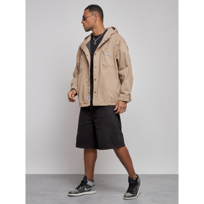 фото Куртка джинсовая мужская, размер 52, цвет бежевый mtforce