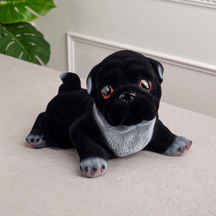 Копилка "Мопс", флок, чёрный цвет, 20 см
Копилка "Мопс", флок, чёрный цвет, 20 см