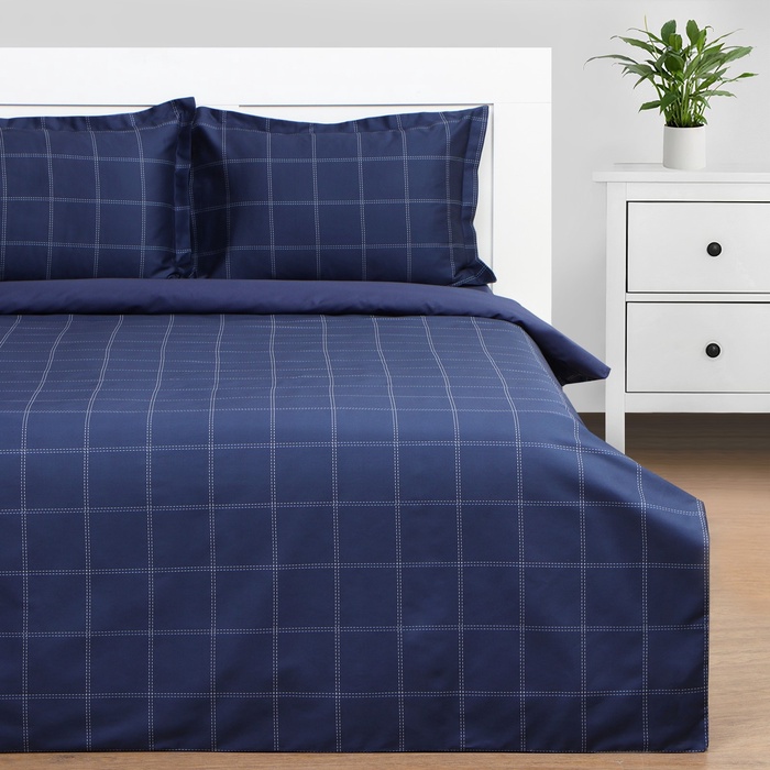 Постельное бельё Этель дуэт Cage: dark blue, 143х215 см-2шт, 215х240 см, 50х70+3 см-2 шт, мако-сатин, 114г/м2
Постельное бельё Этель дуэт Cage: dark blue, 143х215 см-2шт, 215х240 см, 50х70+3 см-2 шт, мако-сатин, 114г/м2