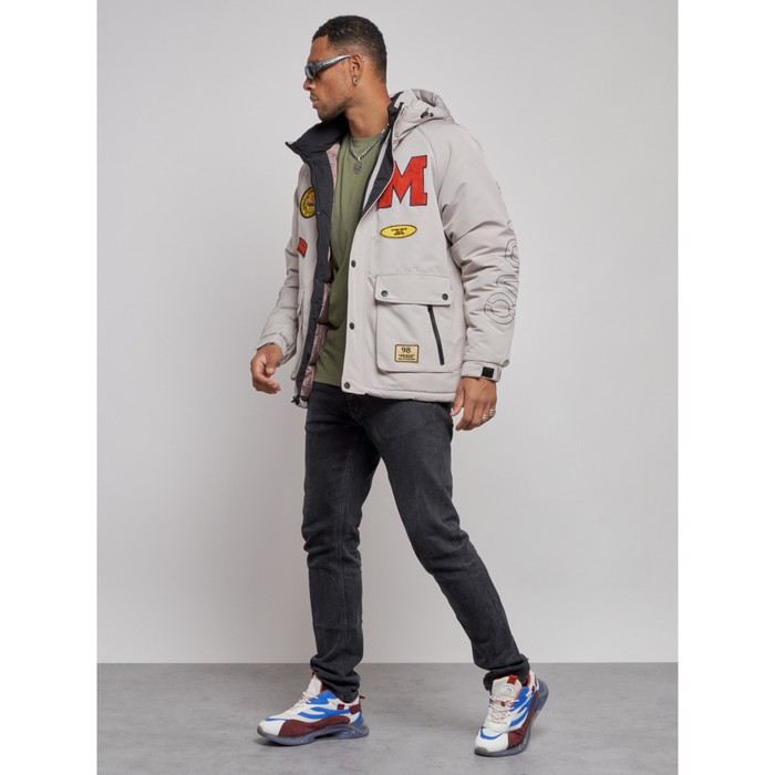 фото Куртка зимняя мужская, размер 50, цвет серый mtforce