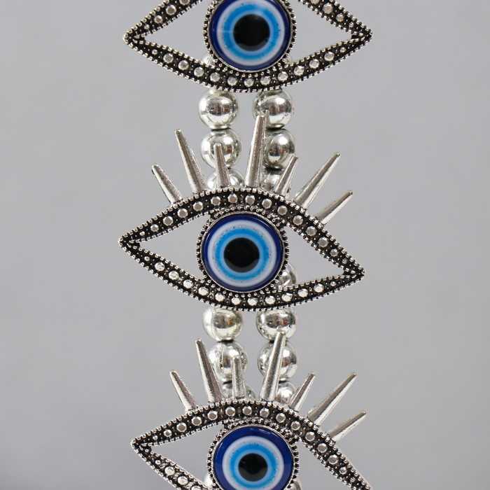 фото Подвеска от сглаза "три глаза" 19,5х4,8х1 см