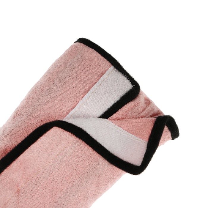 фото Накладная подушка на ремень безопасности, 28 см, розовая