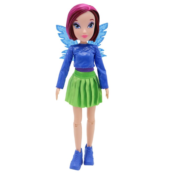 фото Шарнирная кукла winx club «модная текна», с крыльями, 24 см
