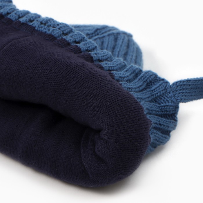 фото Шапка детская, цвет джинс, размер 40-42 мегашапка