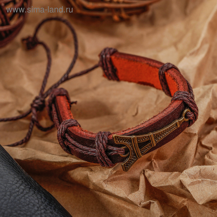 Браслет кожа "Стиль" Париж, цвет светло-коричневый с чернёным золотом, d=6см
Браслет кожа "Стиль" Париж, цвет светло-коричневый с чернёным золотом, d=6см