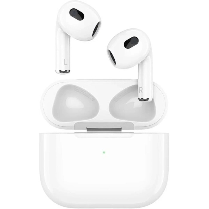 фото Наушники hoco ew46 tws, беспроводные, вкладыши, bt5.3, 30/300 мач, микрофон, коричневый