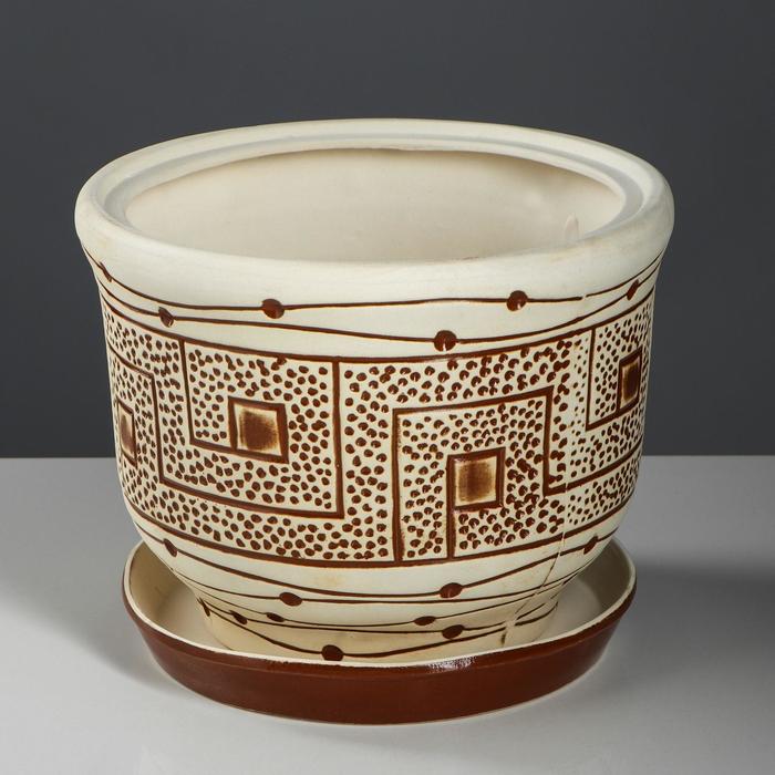 Горшок для цветов "Греция", под шамот, керамика, 8 л
Горшок для цветов "Греция", под шамот, керамика, 8 л