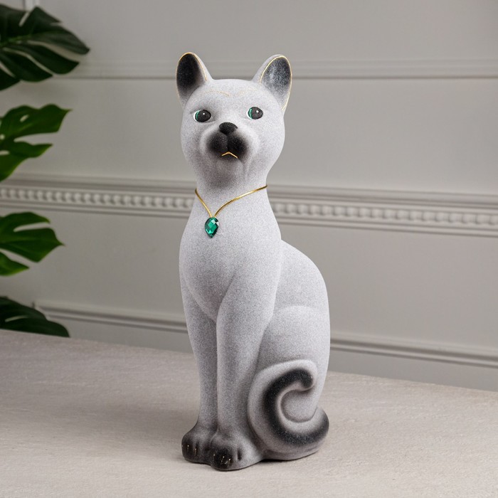 Копилка "Кот Кузя", покрытие флок, серая, 35 см
Копилка "Кот Кузя", покрытие флок, серая, 35 см