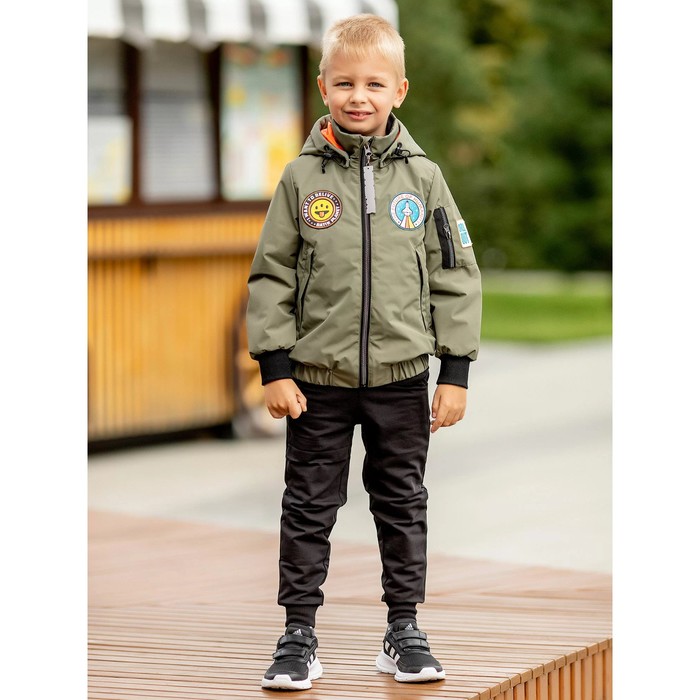 фото Куртка-бомбер для мальчика, рост 110 см, цвет хаки batik