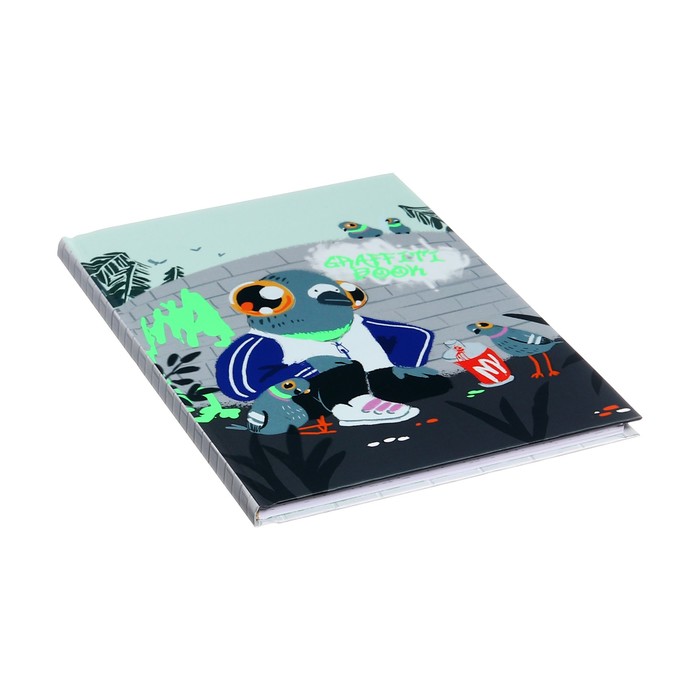 Блокнот А5, 64 листа "Graffiti book. На стиле", обложка картон 7БЦ, матовая ламинация, выборочный лак, блок 70г/м2
Блокнот А5, 64 листа "Graffiti book. На стиле", обложка картон 7БЦ, матовая ламинация, выборочный лак, блок 70г/м2