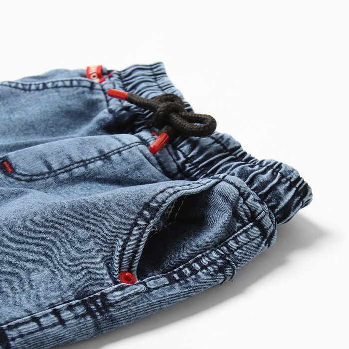 фото Джинсы для мальчика, цвет свело-синий, рост 98 см bebus