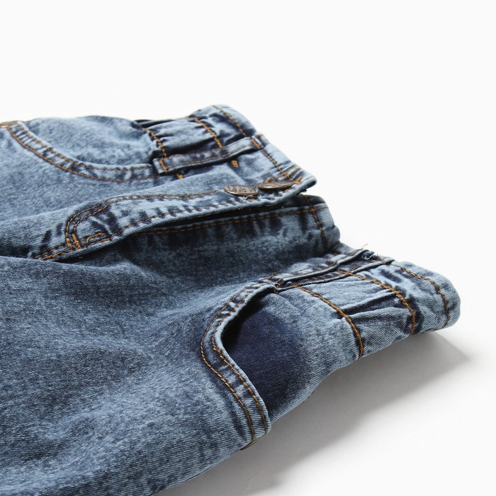 фото Джинсы для мальчика, цвет синий, рост 98 см bebus