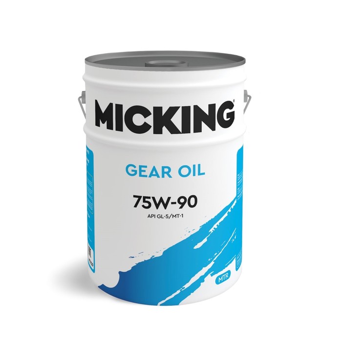 фото Масло трансмиссионное micking gear oil, 75w-90 gl-5/mt-1, всесезонное полусинтетическое, 20 л 1023