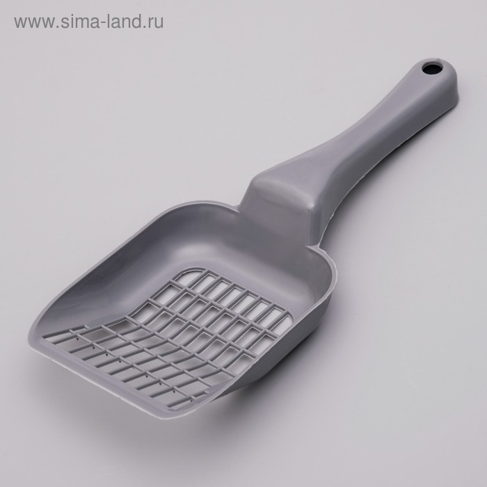 Совок для кошачьего туалета, серый 
Совок для кошачьего туалета, серый