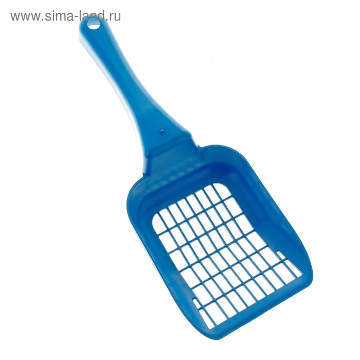 Совок для кошачьего туалета, синий
Совок для кошачьего туалета, синий