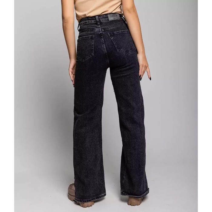 фото Джинсы женские, цвет тёмно-серый, размер 28 (44) dommod