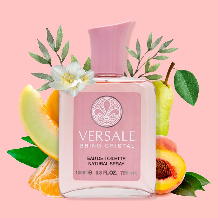 Туалетная вода для женщин Versale Bring Cristal, по мотивам Bright crystal, Versace, 100 мл
Туалетная вода для женщин Versale Bring Cristal, по мотивам Bright crystal, Versace, 100 мл