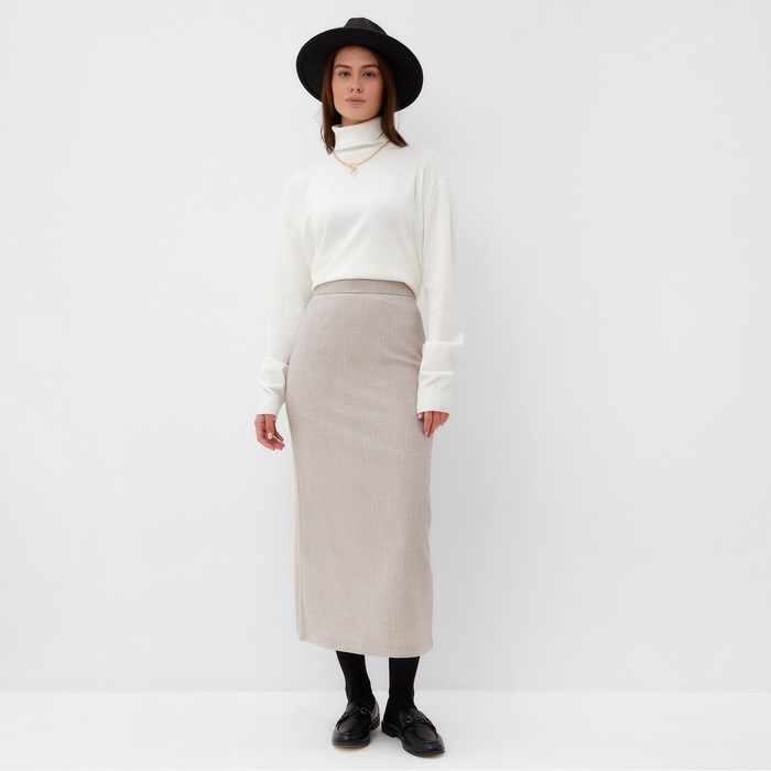 фото Юбка женская макси mist, р.m, бежевый