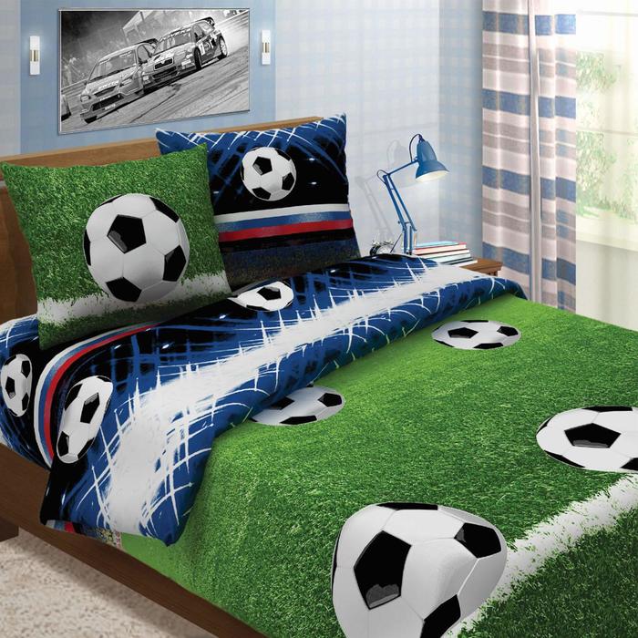 Постельное бельё 1,5сп"Традиция: Футбол", 147х217 см, 150х220 см, 70х70 см - 2 шт
Постельное бельё 1,5сп"Традиция: Футбол", 147х217 см, 150х220 см, 70х70 см - 2 шт