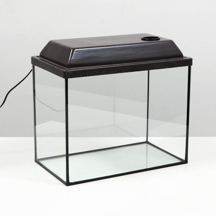 Аквариум прямоугольный с крышкой, 30 литров, 40 х 23 х 32/37 см, венге
Аквариум прямоугольный с крышкой, 30 литров, 40 х 23 х 32/37 см, венге