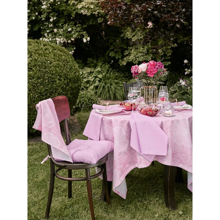 фото Скатерть lovely flower, размер 110х140 см, цветы, розовый guten morgen